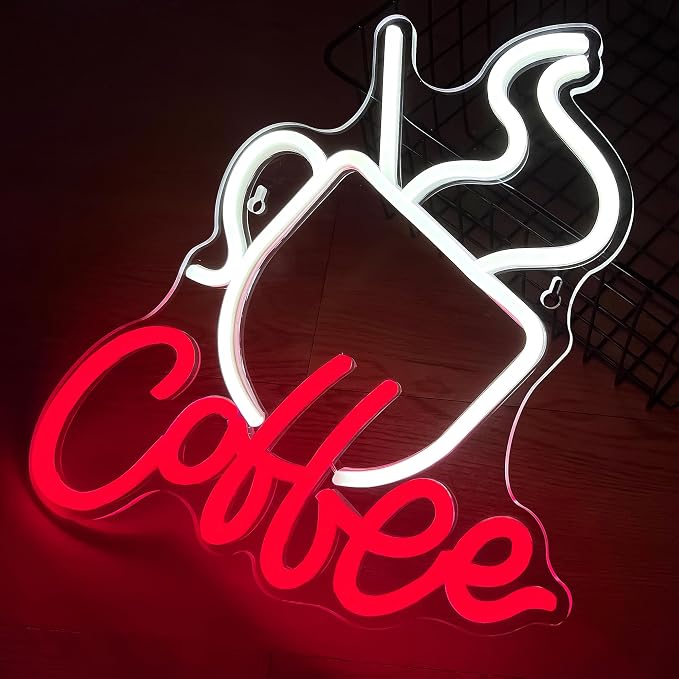 Coffee Neon Sign for Wall Decor Coffee LED Neon Light for Business Sign Led - Image 2