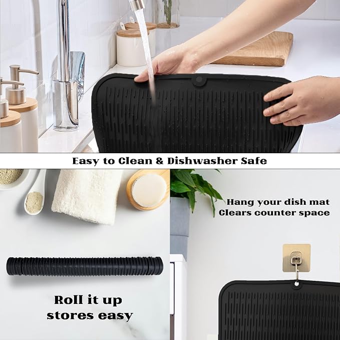 ZLR Heavy-Duty Silicone Dish Drying Mat - Image 4