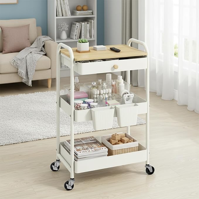 danpinera 3 Tier Rolling Cart - Image 8