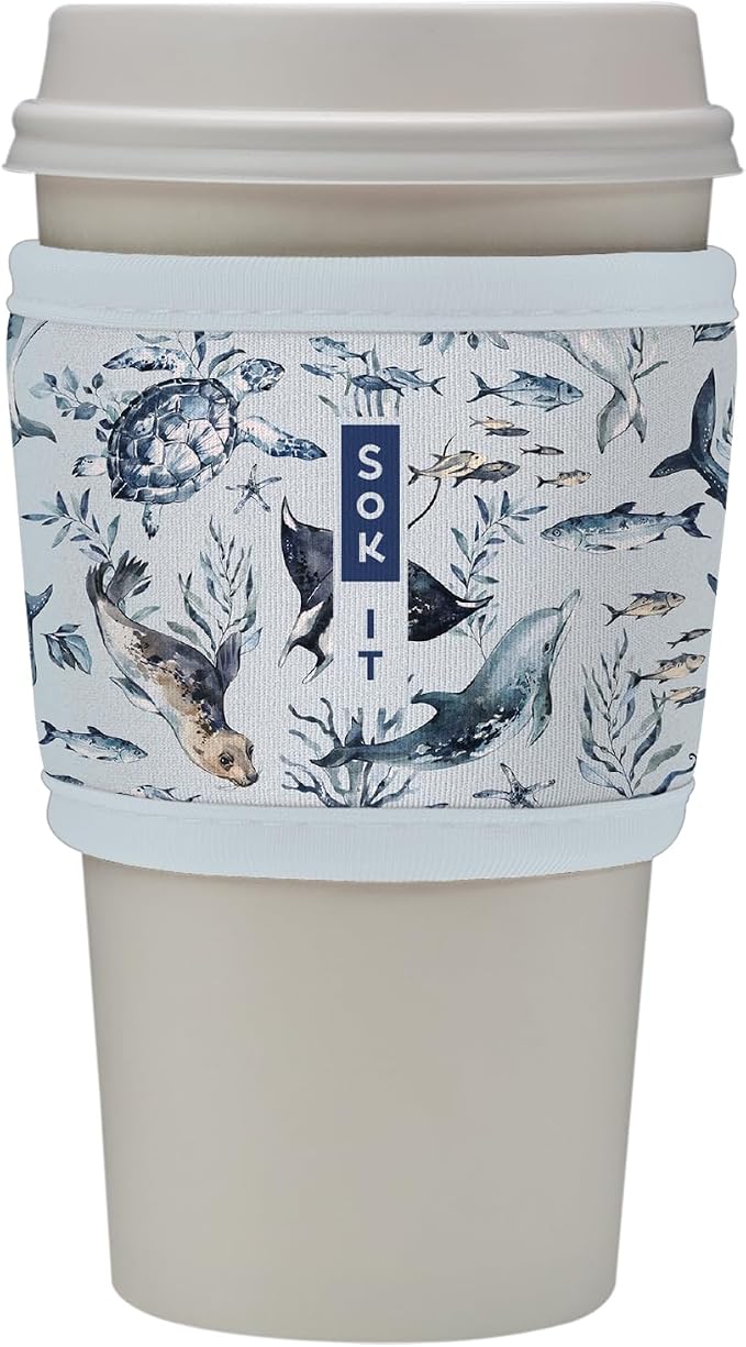 Sok It HotSok Coffee & Tea Reusable Insulated Neoprene Cup Sleeve by SokIt