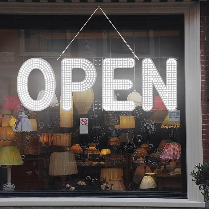 30"x10" Open Sign, LED Open Sign - Image 5