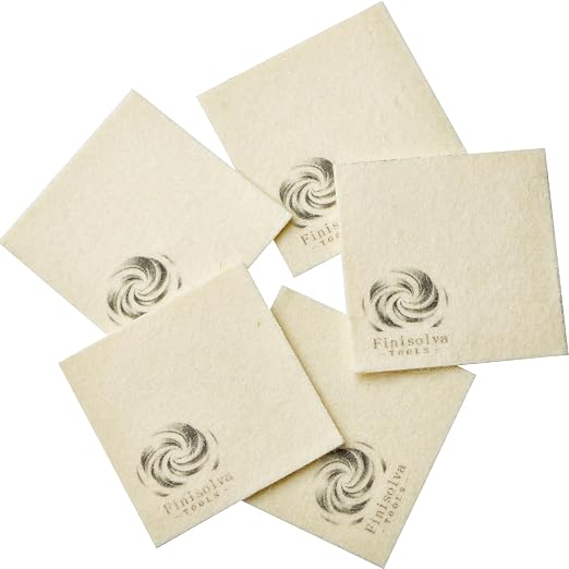 Australia Wool Cloths Kit of 5 for Buffing or Polishing for Finisolva Diamond by Unknown