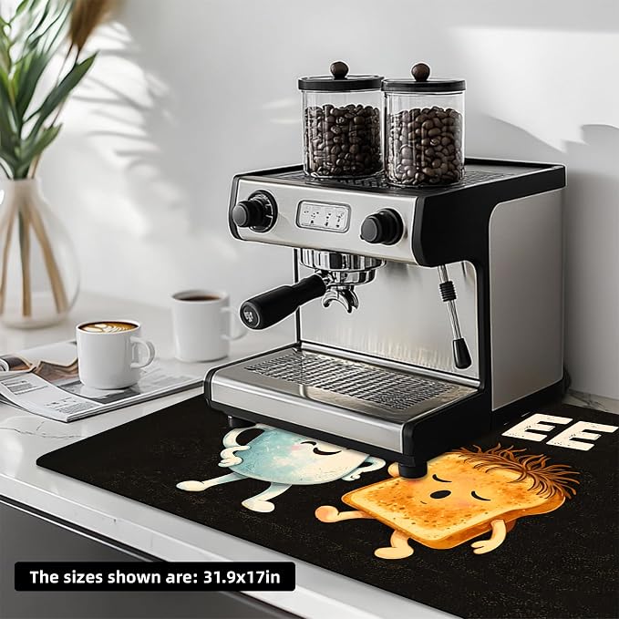 Dish Drying Mat Large Coffee Mat Absorbent Drying Mat - Image 5
