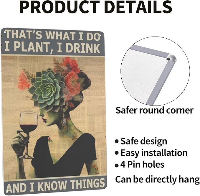 Vintage Metal Sign - Image 4