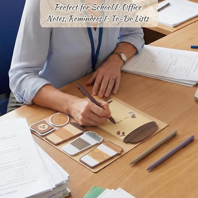 Crtiin 2 Pack Coffee Self-Stick Notepads - Image 4