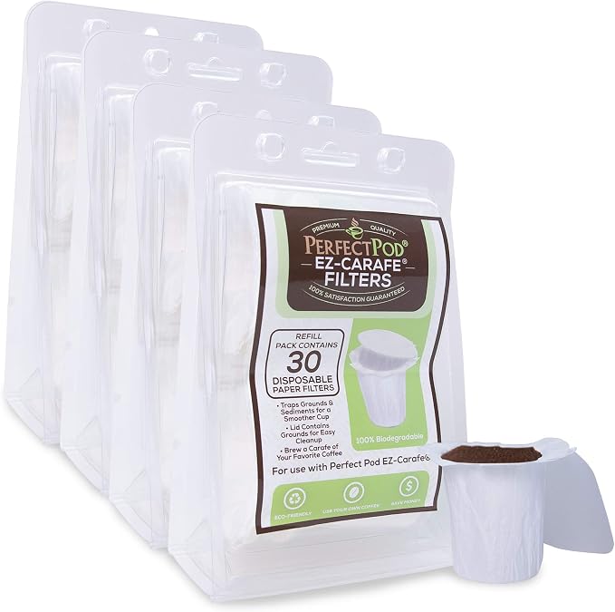PERFECT POD EZ-Carafe Disposable K-Carafe Paper Filters by PerfectPod