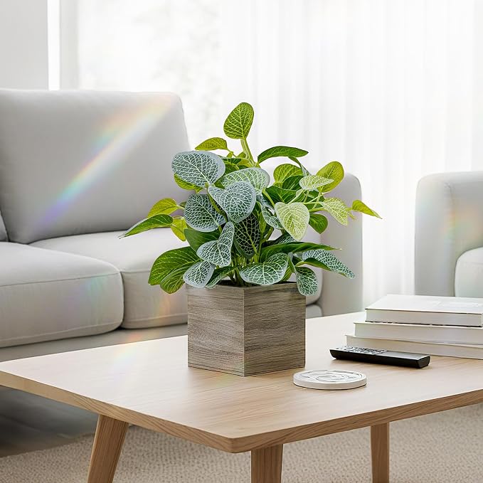2 Pack 12" Medium Eucalyptus Fake Plants, Artificial Plants Indoor - Image 6