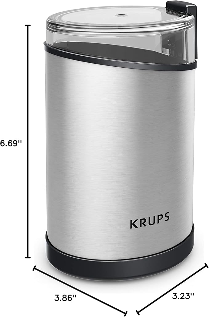 KRUPS Electric Coffee Grinder: 3 oz Capacity, 200 Watts - Image 8