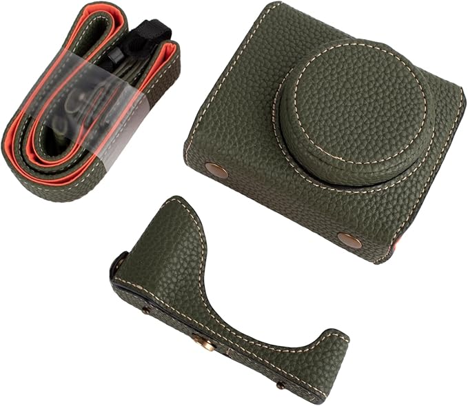 Rieibi G7 X G7X II G7X III Case, Vintage Leather Camera Case by Rieibi