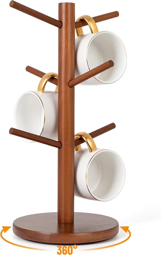 MyLifeUNIT Mug Holder Tree, 360° Rotated Coffee Cup Holder by MyLifeUNIT