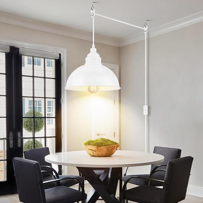 Plug in Pendant Light, 15FT Hanging Lights - Image 2
