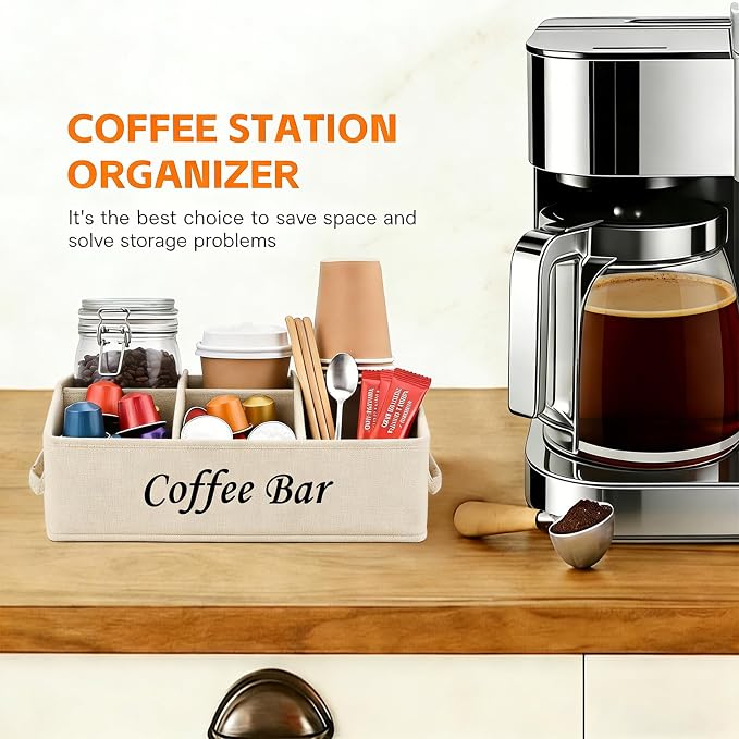Coffee Station Organizer for Counter, Coffee Bar Organizer - Image 6