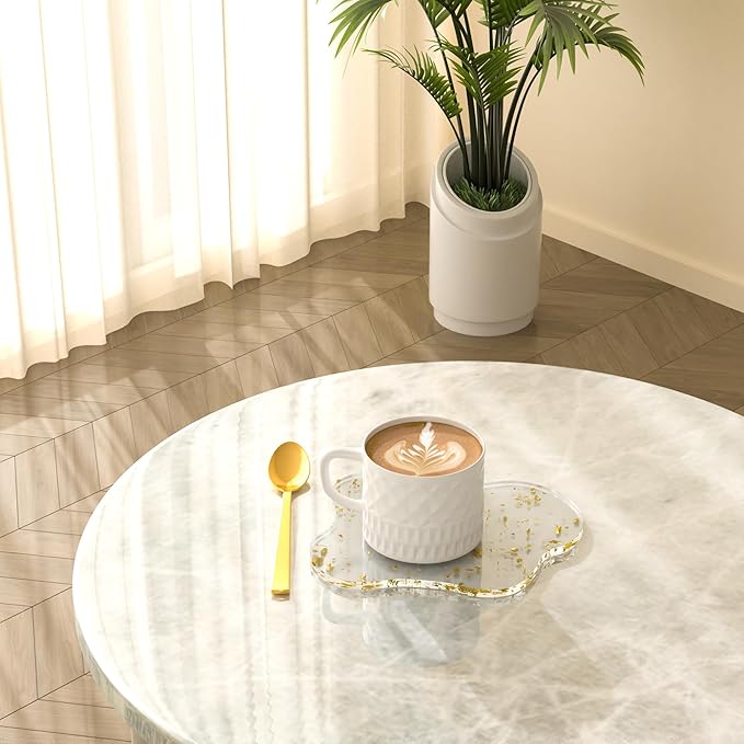 Acrylic 2Pcs/Set Coaster Decorative Plates - Image 3
