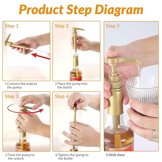4Pcs Coffee Syrup Pumps: Compatible - Image 8
