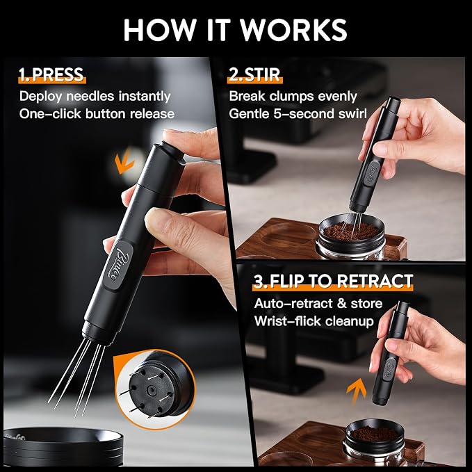 Retractable WDT Tool Espresso Distribution Tool - Image 8