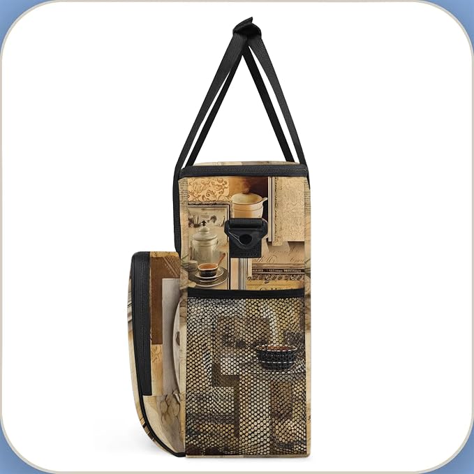 Coffee Maker Carring Bag Travel Storage Tote Bag Compatible - Image 6