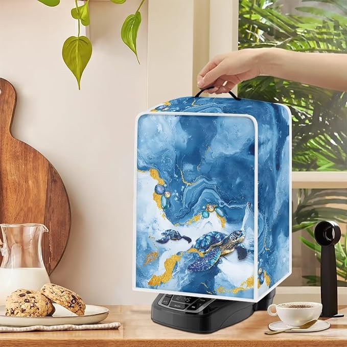 Marble Turtle Coffee Maker Dust Cover Universal Coffee Machine Covers - Image 4