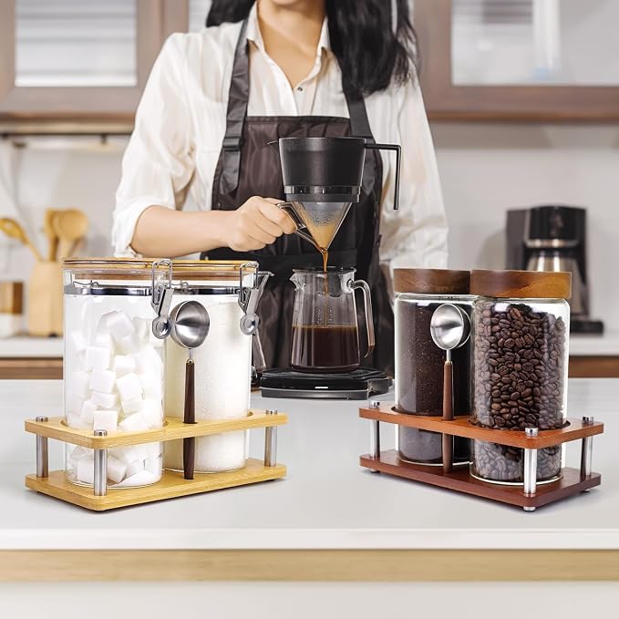 Glass Coffee Grounds Container - Image 3