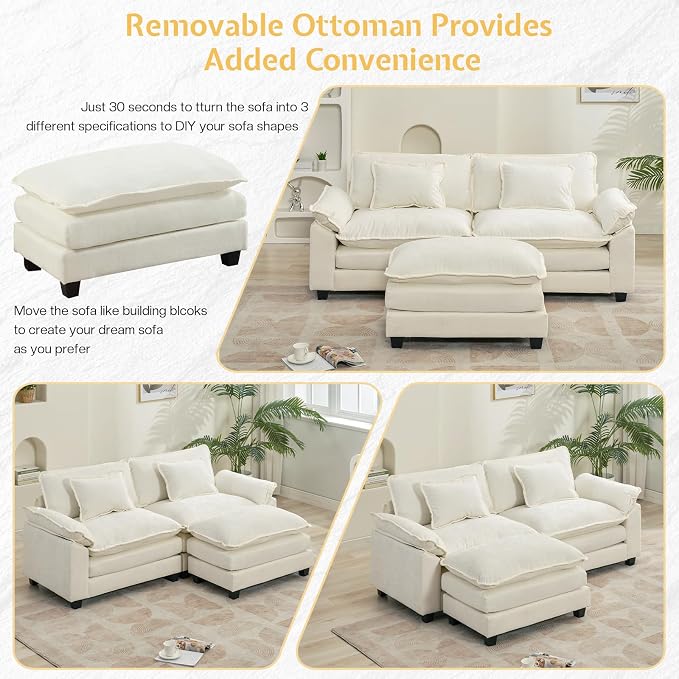 Modular Sectional Sofa, Cloud Couch - Image 3