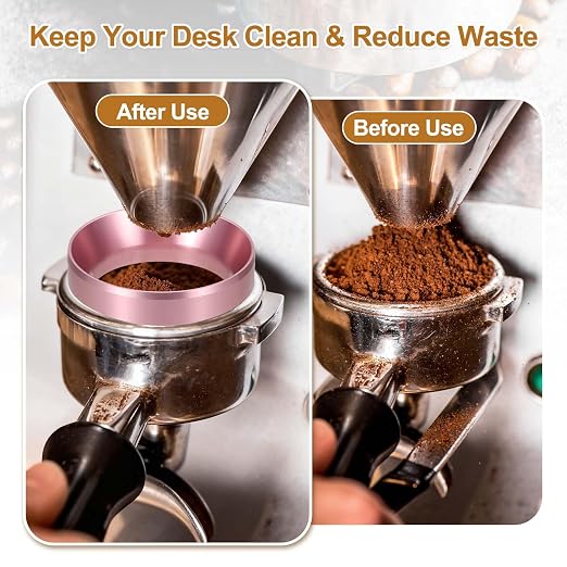 uxcell 58MM Espresso Dosing Funnel Set, 2.76 x 0.87 Dosing Funnel - Image 4