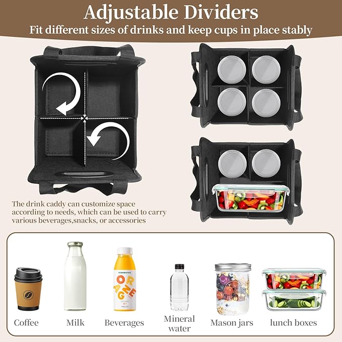 Foyego 2 Pack Drink Carrier - Image 4
