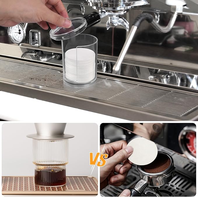 Espresso Paper Filter Holder Storage Container Coffee Filter Holder Portable - Image 6