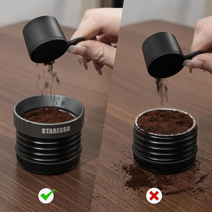STARESSO 53mm Aluminium Alloy Coffee Dosing Funnel, Dosing Ring Compatible - Image 4