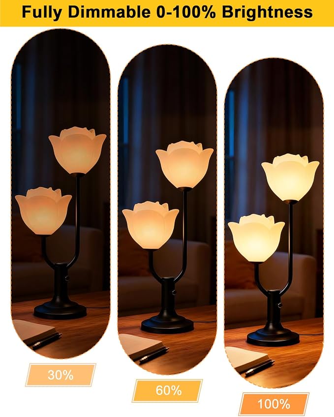 Lightdot Women Bedside Table Lamps - Image 3