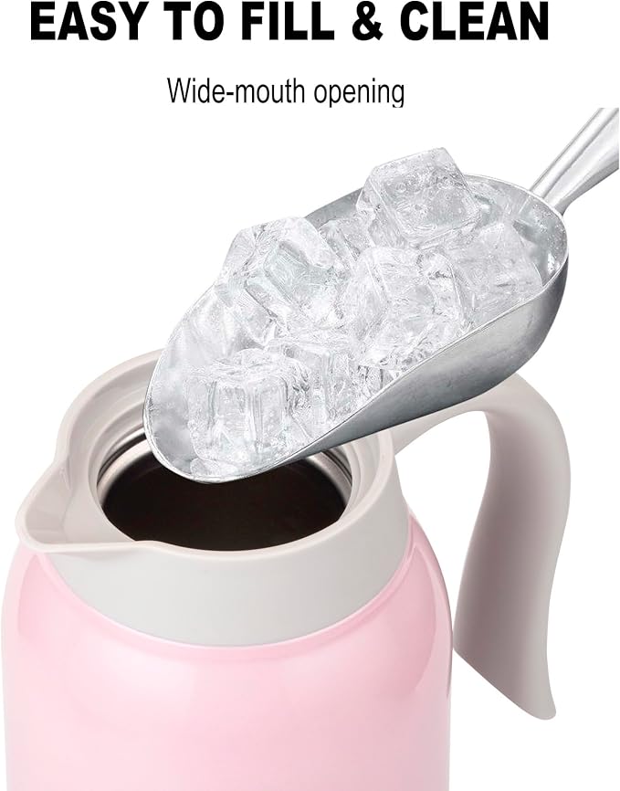 GiNT 51 Oz Stainless Steel Thermal Coffee Carafe, Double Walled Vacuum - Image 4