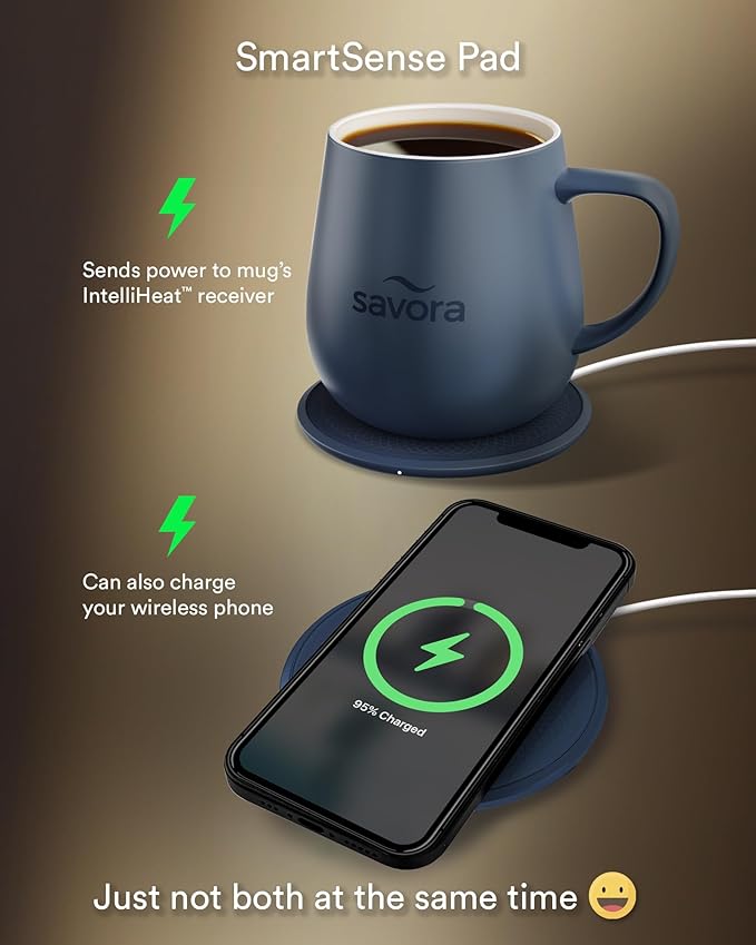 12oz IntelliHeat™ Coffee Mug | Barista’s Choice | Exclusive Wireless SmartSense - Image 3
