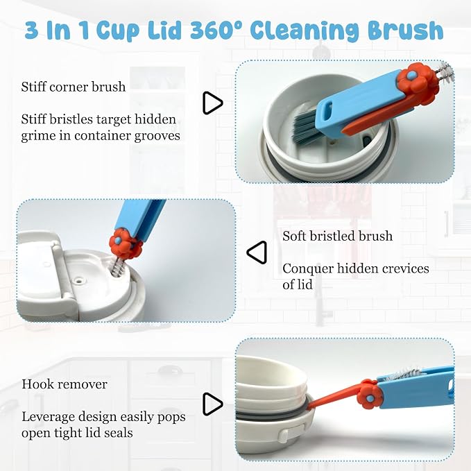 4 Pack Water Bottle Cleaning Kit Water Bottle Cleaner Brush - Image 6