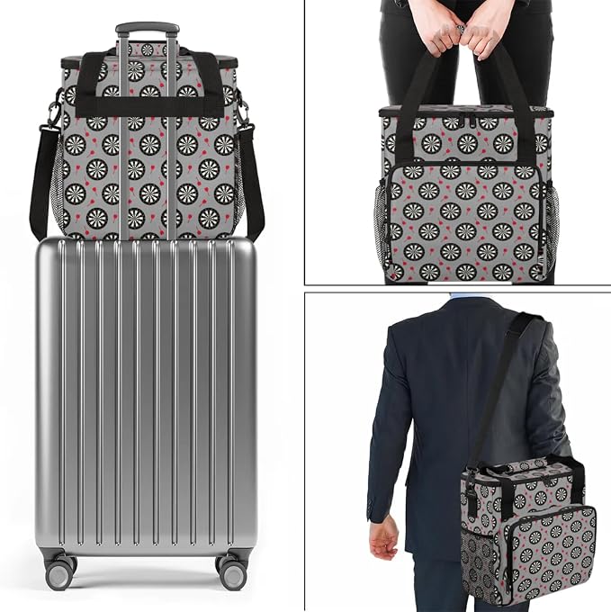Dart Board Coffee Maker Travel Bag, Dart Board Large Carrying Storage Case - Image 7