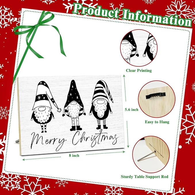 Santa Claus Merry Christmas Signs - Image 2