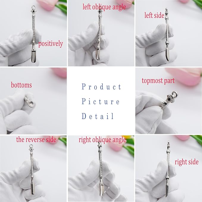 15Pcs Mini Shovel Spoons for Necklace Charms, Keychain Accessories, Measuring - Image 5