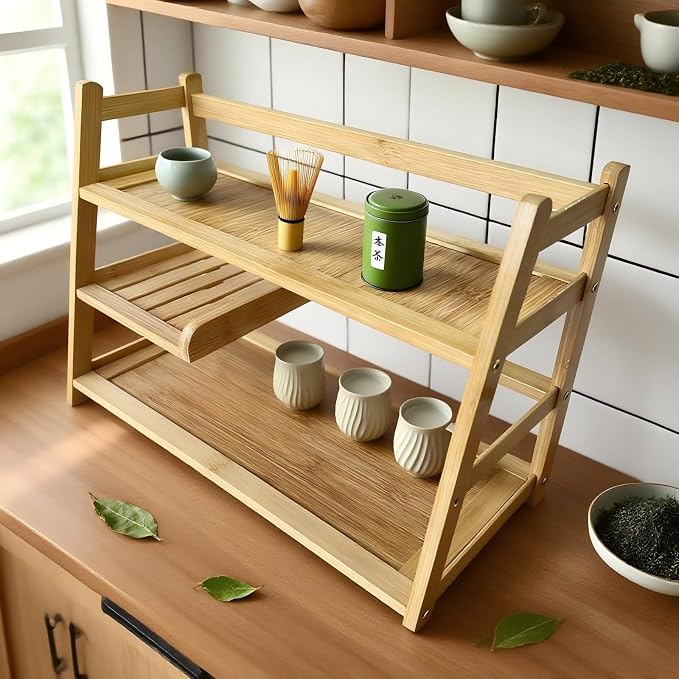 Bamboo Matcha Station Organizer - Image 7