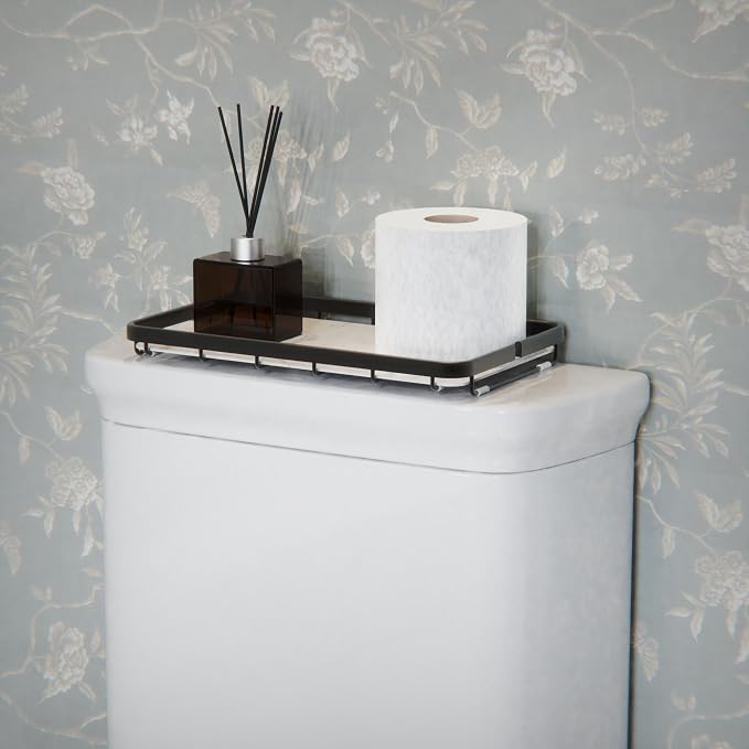 Counter Organizer for Bathroom, Kitchen or Coffee Bar, Metal Shelf - Image 9
