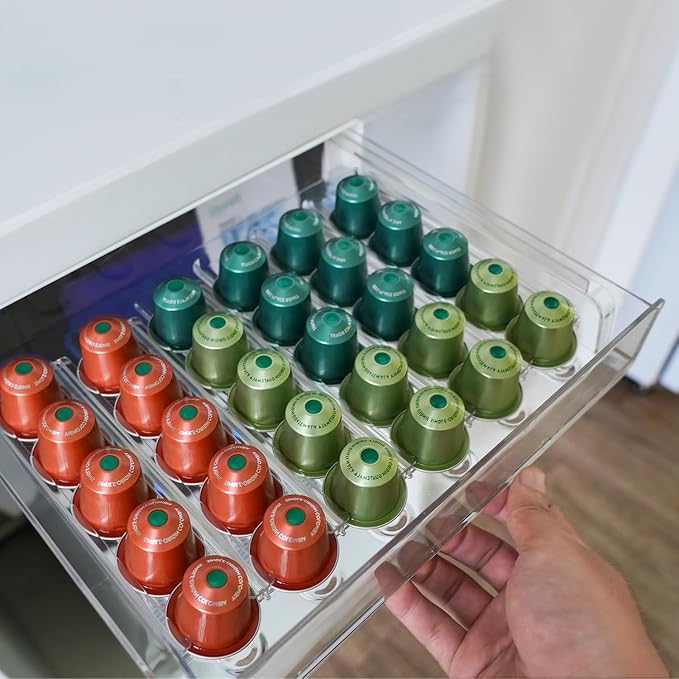 Under Cabinet Coffee Pod Drawer, 30 Pod Capacity, Compatible - Image 5