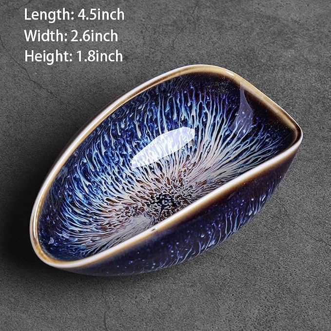 2pcs Ceramic Coffee Scoops Coffee Bean Weighing Bowls Tea Scoops Coffee Powder - Image 2