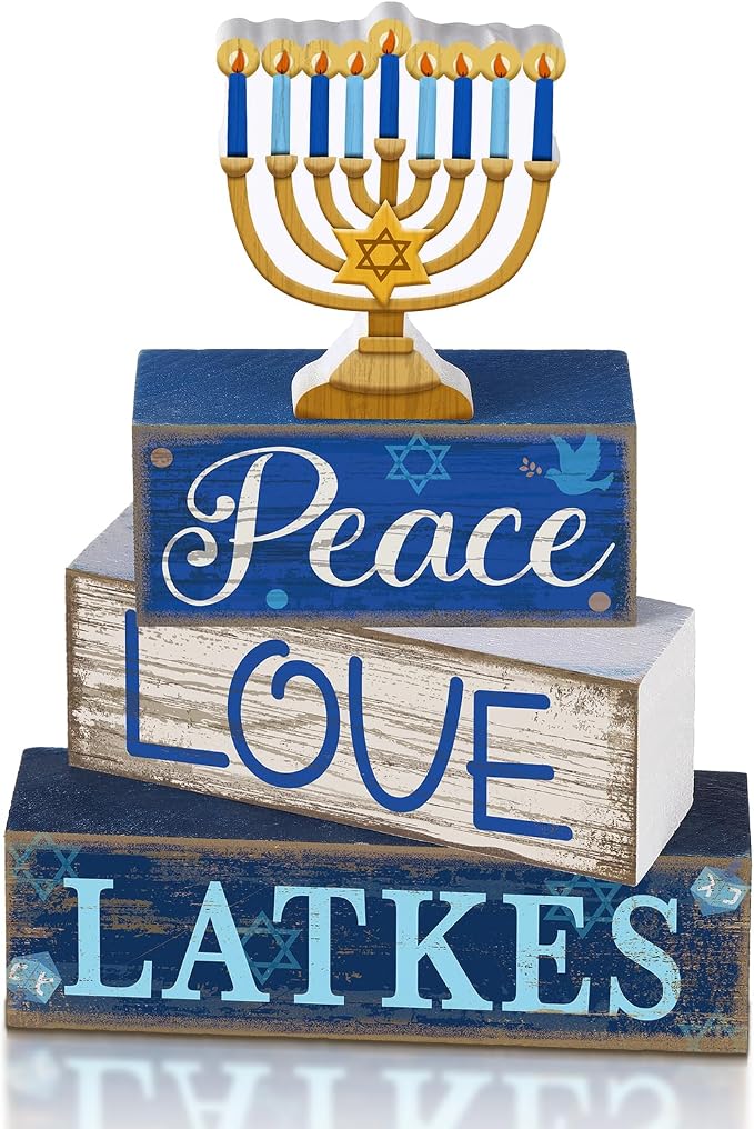 Lineshading 4 Pcs Hanukkah Decorations by Lineshading