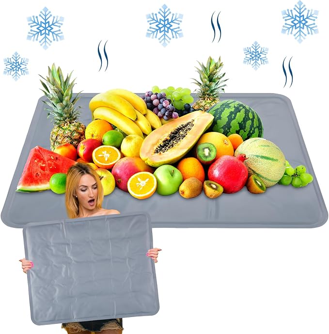 Reallnaive 2 Pcs Reusable Freezable Ice Mat by Unknown