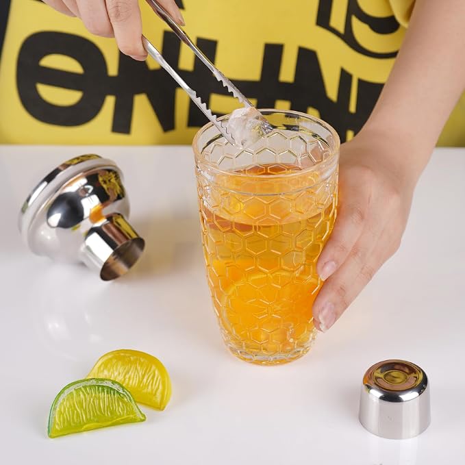 JNWINOG Professional 14.37 oz Cocktail Shaker – Durable Stainless Steel Martini - Image 3