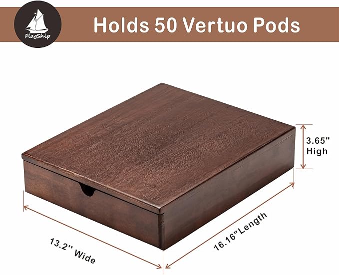 FlagShip Nespresso Vertuo Pod Drawer Storage - Image 3