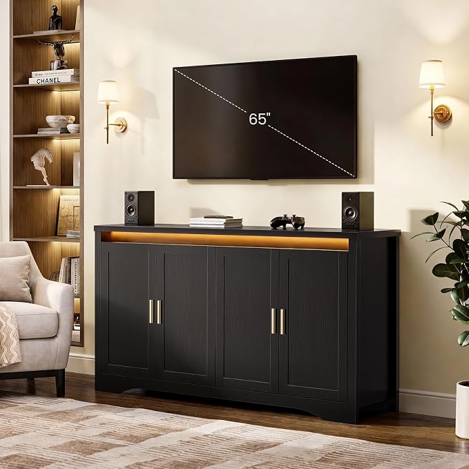60'' Sideboard Buffet Cabinet - Image 9