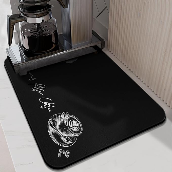 Coffee Mat - Fashion Absorbent Drying Mat Waterproof Protects Kitchen - Maker - Image 2