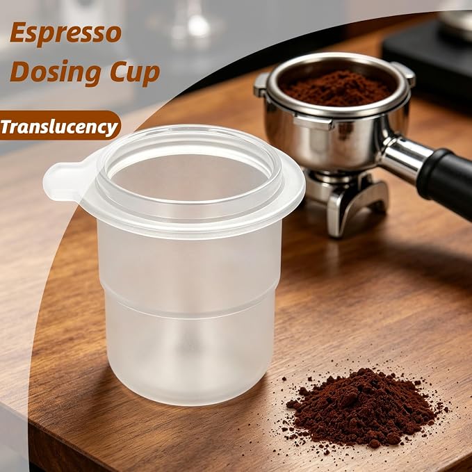Espresso Dosing Cup, 54mm Dosing Cup Clear - Image 2