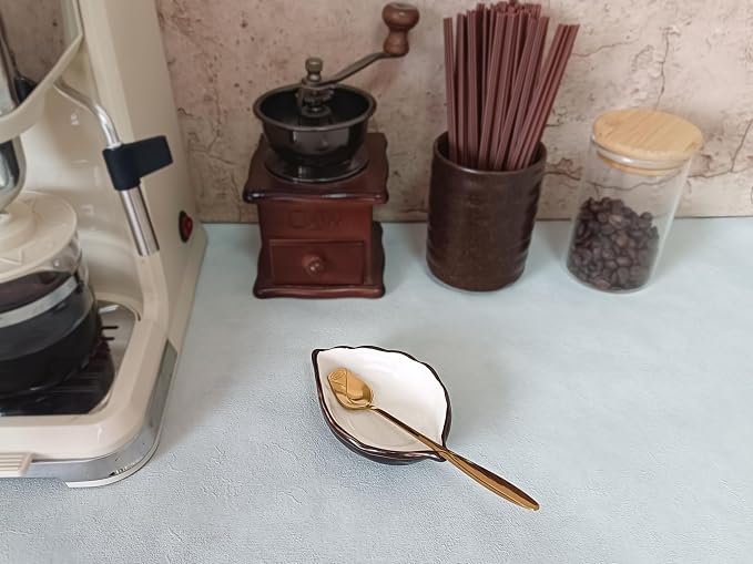 Coffee Spoon and Rest for Coffee Bar Accessories, Small Spoon Rest for Coffee - Image 3