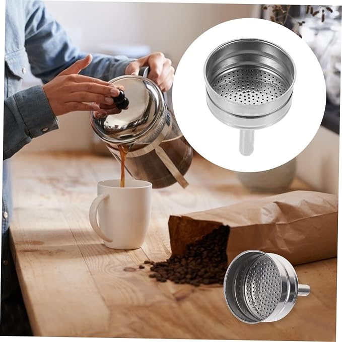 Zerodeko Stainless Dripper Funnel Non-Pressurized Coffee Filter Tool - Image 9
