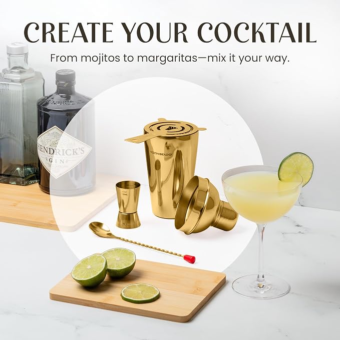 Modern Mixology Cocktail Shaker Set - Image 4