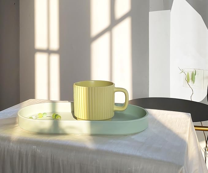Green Small Tray, Oval Tray, Countertop Organizer | - Image 4