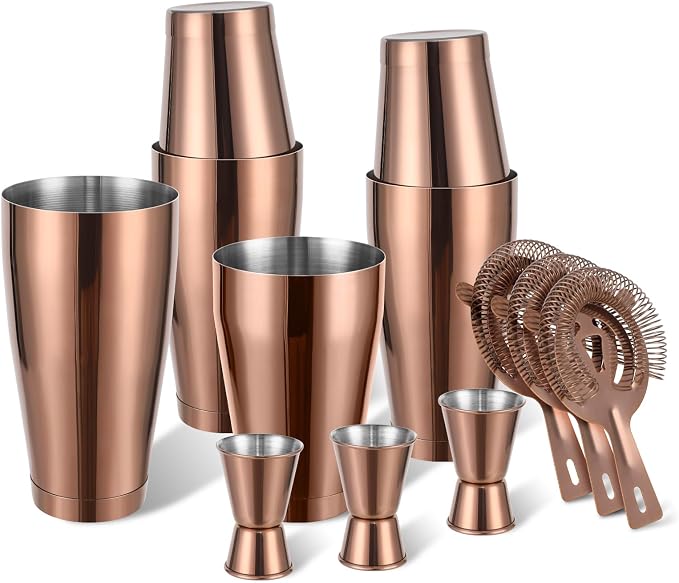 Mwellewm Boston Shaker Cocktail Set Bartender Kit by Mwellewm